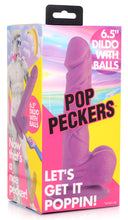 Load image into Gallery viewer, 6.5 Inch Dildo with Balls - Purple