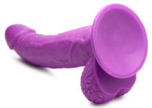 Load image into Gallery viewer, 7.5 Inch Dildo with Balls - Purple