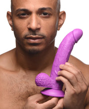 Load image into Gallery viewer, 7.5 Inch Dildo with Balls - Purple