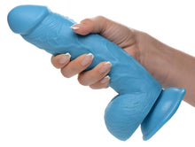 Load image into Gallery viewer, 8.25 Inch Dildo with Balls - Blue