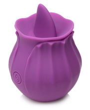 Load image into Gallery viewer, Bloomgasm Wild Violet 10X Silicone Clit Licking Stimulator - Purple