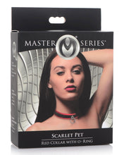 Load image into Gallery viewer, Scarlet Pet Red Collar with O-Ring