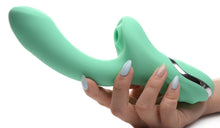 Load image into Gallery viewer, 10X Minty Air-Stim Silicone Rabbit Vibrator