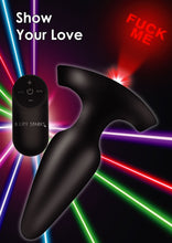 Load image into Gallery viewer, 28X Laser Fuck Me Silicone Anal Plug with Remote Control - Large