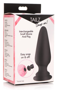 Interchangeable Silicone Anal Plug - Small