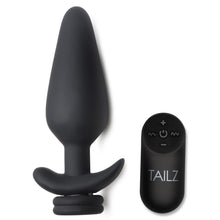 Load image into Gallery viewer, Interchangeable 10X Vibrating Silicone Anal Plug with Remote - XL