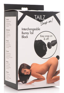 Interchangeable Bunny Tail - Black