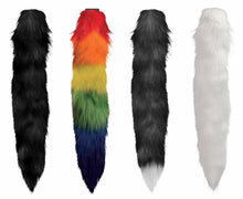 Load image into Gallery viewer, Interchangeable Rainbow Fox Tail