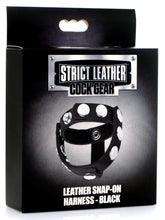 Load image into Gallery viewer, Leather Snap-on Cock Harness - Black