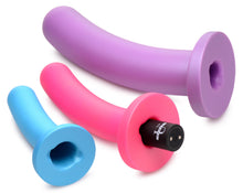 Load image into Gallery viewer, Triple Peg 28X Vibrating Silicone Dildo Set with Remote Control