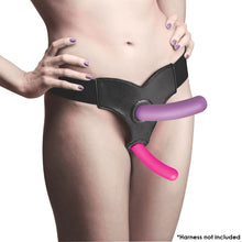 Load image into Gallery viewer, Triple Peg 28X Vibrating Silicone Dildo Set with Remote Control