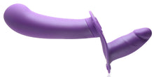 Load image into Gallery viewer, 28X Double Diva 2 Inch Double Dildo with Harness and Remote Control - Purple