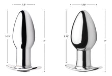 Load image into Gallery viewer, Chrome Blast 7X Rechargeable Butt Plug with Remote Control - Small