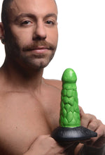 Load image into Gallery viewer, Radioactive Scaly Reptile Thick Silicone Dildo