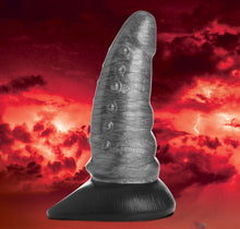 Load image into Gallery viewer, Beastly Tapered Bumpy Silicone Dildo