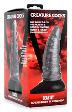 Load image into Gallery viewer, Beastly Tapered Bumpy Silicone Dildo