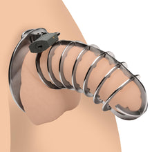 Load image into Gallery viewer, Stainless Steel Spiked Chastity Cage