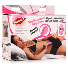 Load image into Gallery viewer, Naughty Knickers Bling Edition Silicone Remote Panty Vibe - Pink