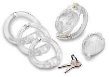 Load image into Gallery viewer, Lockdown Customizable Chastity Cage - Clear
