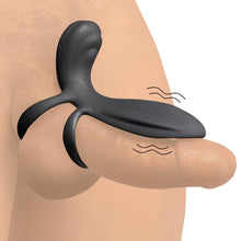 Load image into Gallery viewer, 10X Silicone Vibrating Girth Enhancer with Remote Control