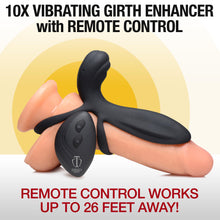 Load image into Gallery viewer, 10X Silicone Vibrating Girth Enhancer with Remote Control