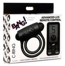 Load image into Gallery viewer, 25X Vibrating Silicone Cock Ring with Remote Control