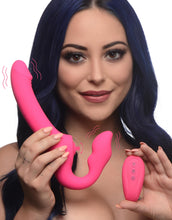 Load image into Gallery viewer, Licking and Vibrating Strapless Strap-On with Remote Control