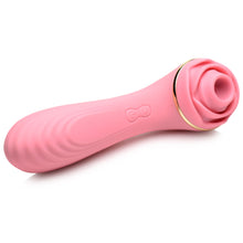 Load image into Gallery viewer, Passion Petals 10X Silicone Suction Rose Vibrator - Pink