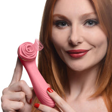 Load image into Gallery viewer, Passion Petals 10X Silicone Suction Rose Vibrator - Pink