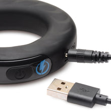 Load image into Gallery viewer, E-Stim Pro Silicone Vibrating Cock Ring - Small