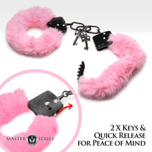 Load image into Gallery viewer, Cuffed in Fur Furry Handcuffs - Pink-4