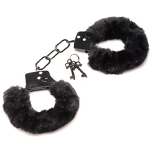 Load image into Gallery viewer, Cuffed In Fur Furry Handcuffs - Black