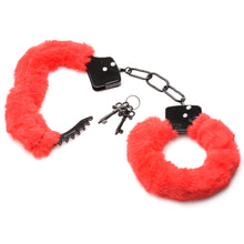 Load image into Gallery viewer, Cuffed In Fur Furry Handcuffs - Red