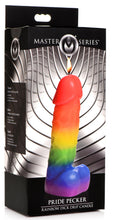 Load image into Gallery viewer, Pride Pecker Dick Drip Candle - Rainbow