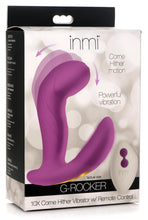 Load image into Gallery viewer, G-Rocker 10X Come Hither Silicone Vibrator with Remote Control