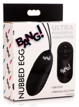 Load image into Gallery viewer, 28X Nubbed Silicone Vibrating Egg with Remote Control