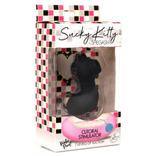 Load image into Gallery viewer, Sucky Kitty Silicone Clitoral Stimulator - Black