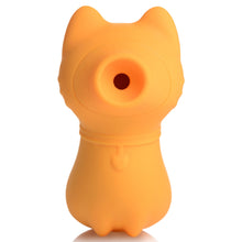 Load image into Gallery viewer, Sucky Kitty Silicone Clitoral Stimulator - Orange