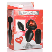 Load image into Gallery viewer, 28X Vibrating Silicone Red Heart Anal Plug - Small