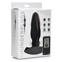 Load image into Gallery viewer, 25X Pulsing and Vibrating Silicone Plug with Remote