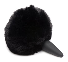 Load image into Gallery viewer, Small Anal Plug with Interchangeable Bunny Tail - Black