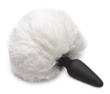 Load image into Gallery viewer, Large Anal Plug with Interchangeable Bunny Tail - White