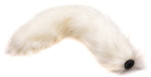 Load image into Gallery viewer, Large Anal Plug with Interchangeable Fox Tail - White