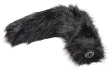 Load image into Gallery viewer, Small Vibrating Anal Plug with Interchangeable Fox Tail - Black
