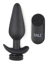 Load image into Gallery viewer, Large Vibrating Anal Plug with Interchangeable Fox Tail - Rainbow