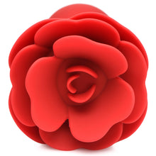 Load image into Gallery viewer, 28X Silicone Vibrating Rose Anal Plug with Remote - Large