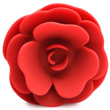 Load image into Gallery viewer, 28X Silicone Vibrating Rose Anal Plug with Remote - Medium