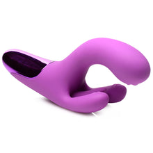 Load image into Gallery viewer, 10X Triple Rabbit Silicone Vibrator - Purple