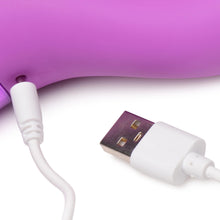 Load image into Gallery viewer, 10X Triple Rabbit Silicone Vibrator - Purple