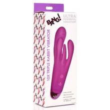 Load image into Gallery viewer, 10X Triple Rabbit Silicone Vibrator - Purple